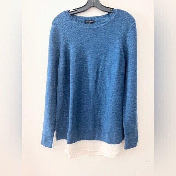 Women's HILARY RADLEY Sweater Pullovers Blue Viscose L. - Picture 2 of 7